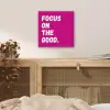 Focus on the good - Roze - Simple aluminium wit klein -sfeer3