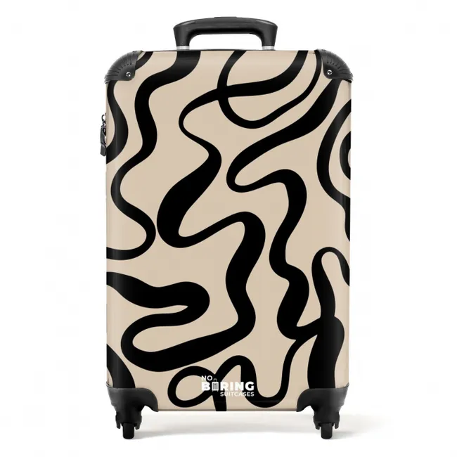 Suitcase - Abstract - Minimalist black