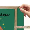 Dino - Groen - Planeet Light Box met batterij (Wandlamp kind) middel -USP_websiteprintNL