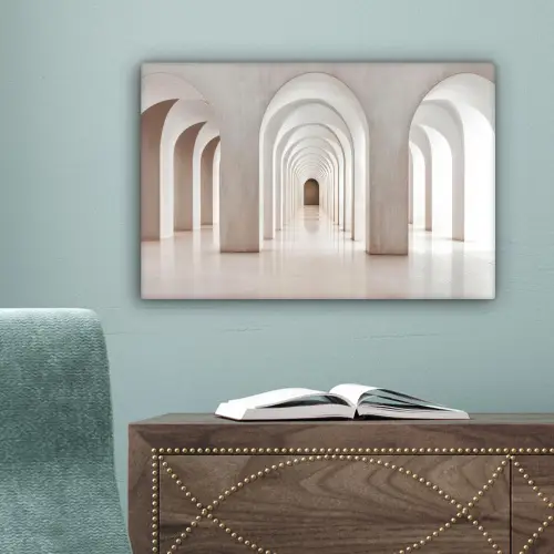 Hal - Bogen - Symmetrisch - Modern canvas 2cm klein -sfeer4