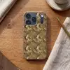 Organisch - Patroon - Bladeren - Goud Telefoonhoesje iPhone 17 Pro klein 878 -sfeer1