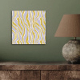 Zebra - Modern - Meerkleurig aluminium wit klein 46 -sfeer2