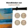 Vrouwen - Strand - Zondsondergang Wandkleed katoen klein -sfeer2