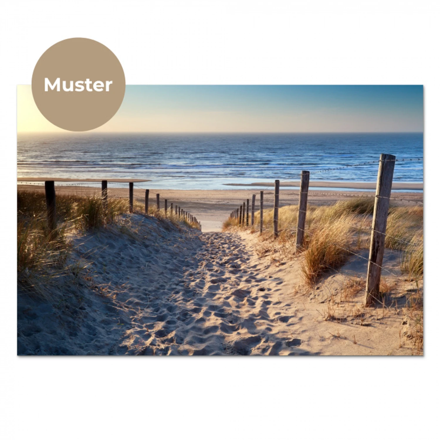 Zand - Strand - Duin - Zee - Zomer keuken achterwand sample klein -3d_DE