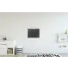 Natuursteen - Industrieel - Leisteen - Structuur - Grijs textielposter latten blank klein -kinderkamer