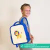 Leeuw - Manen - Kleurrijk Kinderrugzak - Blauw middel -sfeer3_NL