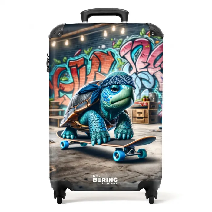 Skater schildpad Koffer - NBS - Handbagage middel -productfoto_recht