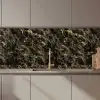 Kristal - Goud - Zwart - Marmer keuken achterwand 2 middel 871 zz_3dshopping