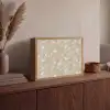 Organisch - Textuur - Beige Light Box met batterij (Wandlamp) middel 907 -sfeer2