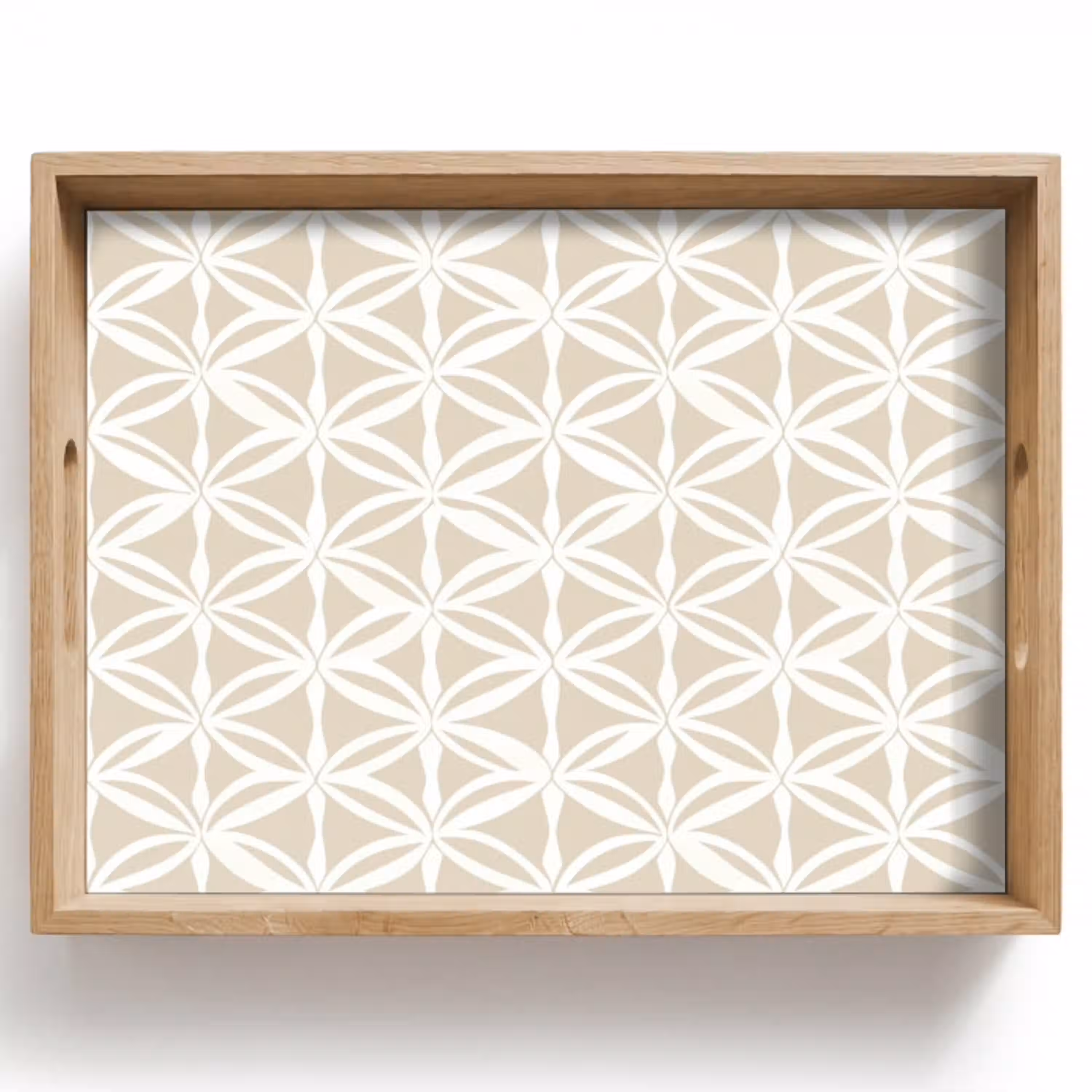 Motief - Modern - Beige Dienblad Rechthoek middel 911 -z3d_shopping
