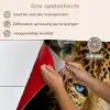 Luipaard - Dieren - Portret - Wilde dieren - Zwart keuken achterwand spatscherm klein -spatscherm_NL