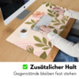 Grafisch - Bloemen - Roze Muismat XXL klein -ysfeer3_duits