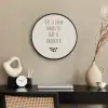 Bruin - Minimalistisch - Quote - Zomer Fotolijst rond zonder passe partout klein -sfeer1