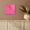 Palmbomen - Modern - Roze plexiglas 5mm klein -sfeer5