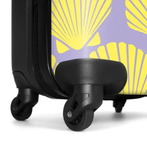 Patronen - Schelp patroon in lavendel NBS - Handbagage koffer - Kinderen Unisex middel -wiel