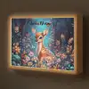 Hert - Magisch - Sprookjesbos Light Box met batterij (Wandlamp kind) middel -z3d_website