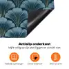 Patroon - Ginkgoblad - Blauw Inductie beschermer vinyl 3mm klein 276 -zzzzzzz-td-onderkant