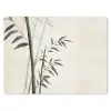 Japandi - Bamboe - Beige muismat rubber klein -3d