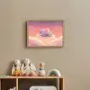 Dier - Roze - Wolken Light Box met batterij (Wandlamp kind) middel -sfeer2_kind