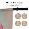 Tijger - Strik - Jasje - Roze Wandkleed katoen klein -sfeer2