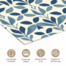 Flora - Modern - Blauw poster papier klein 62 -tcloseup_DE