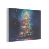 Kerstboom - Kerst - Abstract - Kleurrijk PET vilt klein -3d