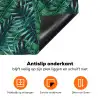 Palmbladeren - Blauw - Tint - Zwart Inductie beschermer vinyl 3mm klein 276 -zzzzzzz-td-onderkant