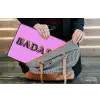 Felroze - Badass - Panterprint - Schaduw laptophoes neopreen klein -tas