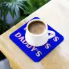 Blauw - Daddy's - Blokletters onderzetter kurk middel -sfeer5