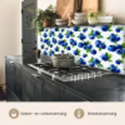 Bessen - Patroon - Blauw keuken achterwand 2 middel 871 -usp_NL