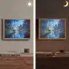 Stad Kuala Lumpur - Skyline - Wolkenkrabbers - Water Light Box met batterij (Wandlamp) middel -sfeer3