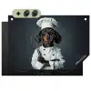Hond - Garde - Kok Inductie beschemer met haakjes klein -3d