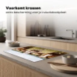 Koeien - Portret - Weide - Boerderij - Nieuwsgierig Inductie beschermer vinyl 3mm klein -sfeer1