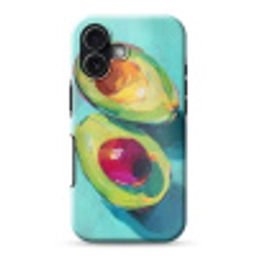 Avocado - Groen - Pit - Schaduw Toughcase MagSafe Apple iPhone 17 klein -3d