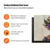 Vrouw - Zonnebril - Vlinder - Bloemen Inductie beschermer vinyl 3mm klein -zzzzzzz-td-ups