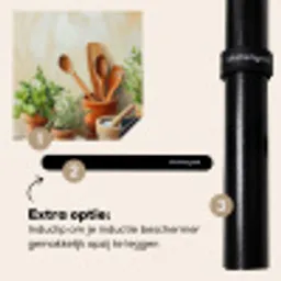 Potten - Kruiden - Hout Inductie beschermer vinyl 3mm middel -zzzzzzz-induclip_NL