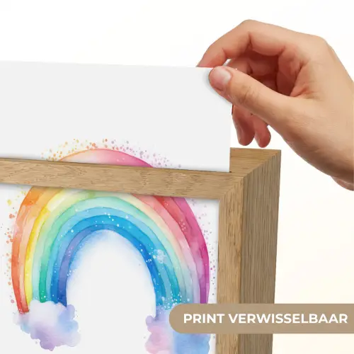 Regenboog - Kinderen - Meisje Light Box met kabel (Kinderlampje) klein -USP_websiteprintNL