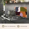 Vormen - Abstract - Kleuren - Vierkant keuken achterwand spatscherm klein -usp_NL