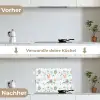 Zee - Sfeer -  kreeft - Citroen keuken achterwand spatscherm klein 900 -voor_na_DE
