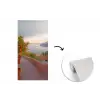 Middelandse zee - Sinaasappel - Heuvels - Zee fotobehang vinyl groot -3d