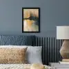 Moderne kunst - Abstract - Zwart fotolijst zwart zonder passe partout klein -sfeer3