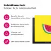 Fruit - Watermeloen - Geel Inductie beschermer vinyl 3mm middel -zzzzzzz-lf-ups