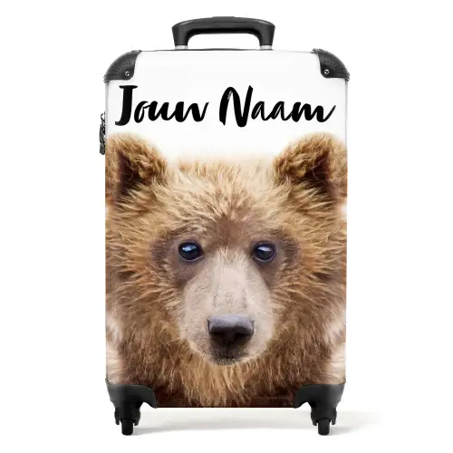 Bennie Beer NBS - Handbagage koffer - Kinderen Unisex middel -productfoto_recht