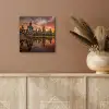 Boeddha beelden - Zonsondergang - Water - Boeddhisme aluminium wit klein -sfeer4