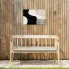 Abstract - Japandi - Beige - Modern Tuinposter op houten frame 2 cm dik klein -sfeer4