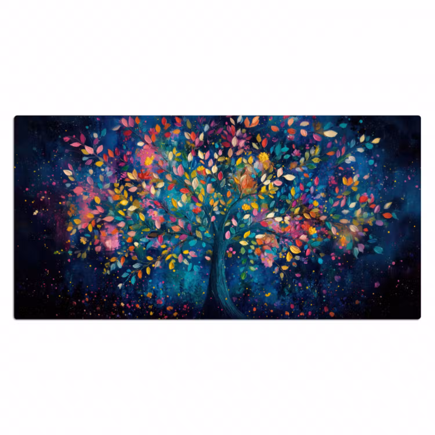 Schreibtischunterlage - Bunt - Baum - Magisch - Abstrakt