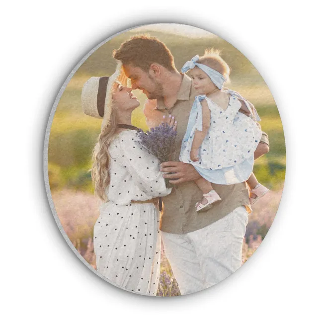 Foto op akoestisch vilt rond