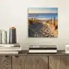Strand - Zee - Nederland - Duinen - Zon aluminium wit klein -sfeer1