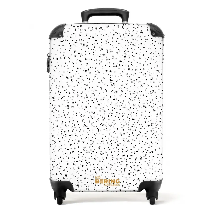 Kleine stipjes over een witte achtergrond NBS - Handbagage koffer - Kinderen Unisex middel -productfoto_recht