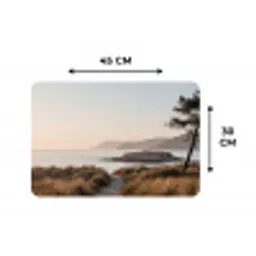Landschap - Kust - Duinen Placemat vinyl groot -specs